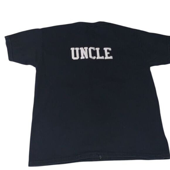Karsins Rodeo Team Black T-Shirt With "Uncle" Back Print Gildan Ultra Cotton Cus - Picture 4 of 4